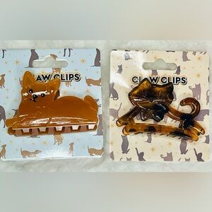 Cute Animal Claw Clips Set